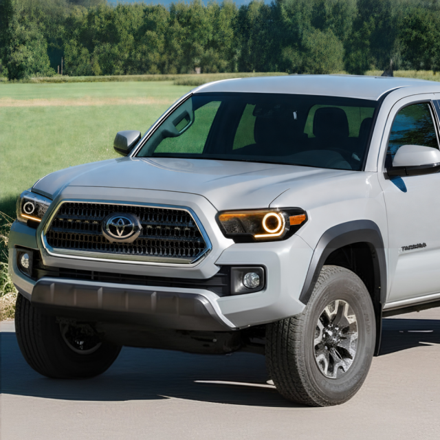 Lighting Trendz 2016-2018 Toyota Tacoma DRL Board & Projector Halo LED Kit - Custom main image
